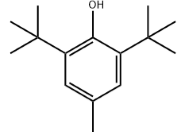 Structure of BHT
