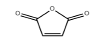 Structure of Maleic anhydride